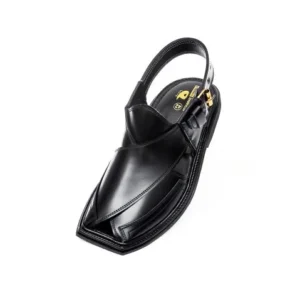 Black Charsadda Chappal