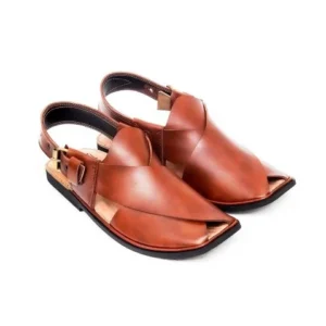 Kaptaan Chappal with Mustard Doted