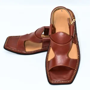Maulana KhanZeb Panjedar Chappal (Red)