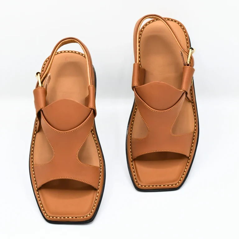 Maulana KhanZeb Panjedar Chappal (Mustard)