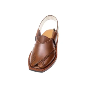Handmade Mustard Norozi Chappal with China Cut Shape