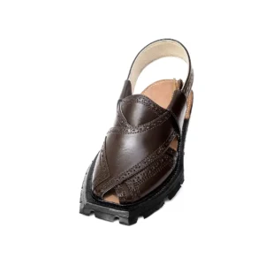 Handmade Brock Quetta Shikari Leather Chappal