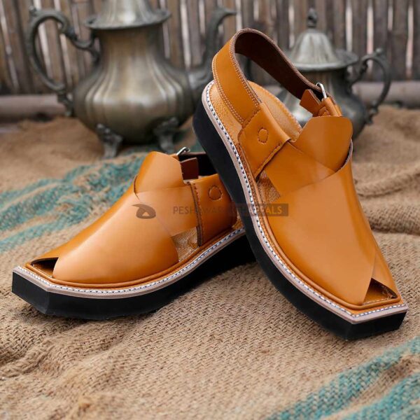 Handmade Charsadda Kaptaan Chappal - Image 6