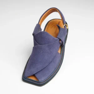 Suede Traditional Blue Chappal
